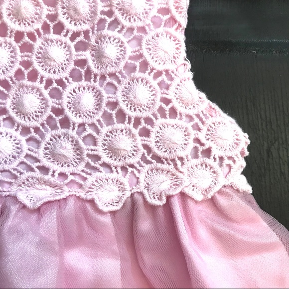 Pink dress for baby girl pink. 6-9m - Picture 3 of 4